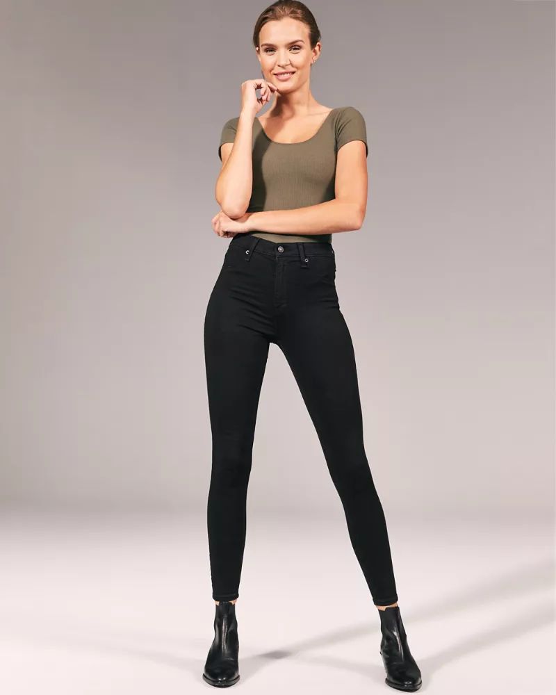 High Rise Jean Legging | Abercrombie & Fitch US & UK