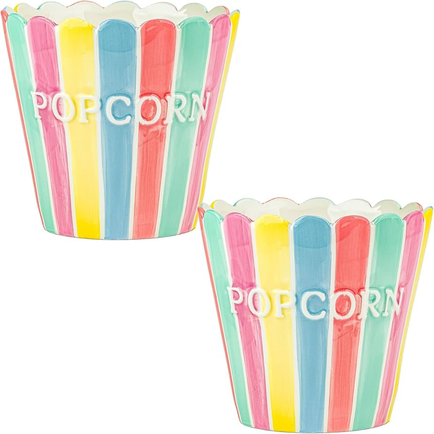 10 Strawberry Street Popcorn Bucket, Set of 2 | Amazon (US)