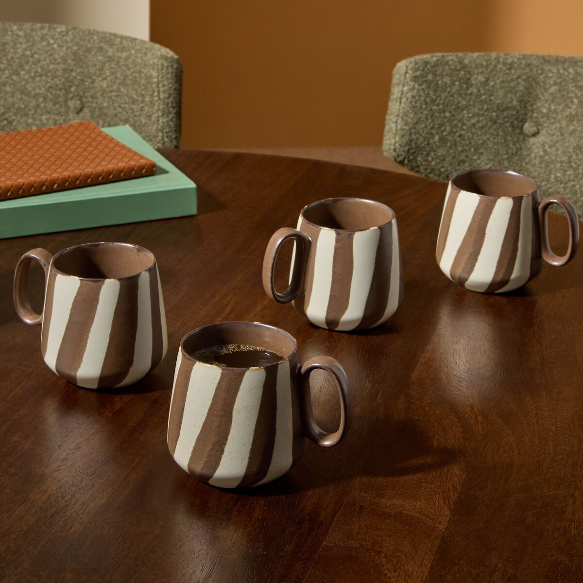 MADE.COM Set of 4 Mafalda Mugs in Stripe | La Redoute (UK)