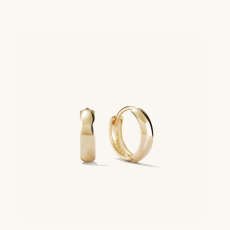 Bold Huggie Hoops - £148 | Mejuri (Global)