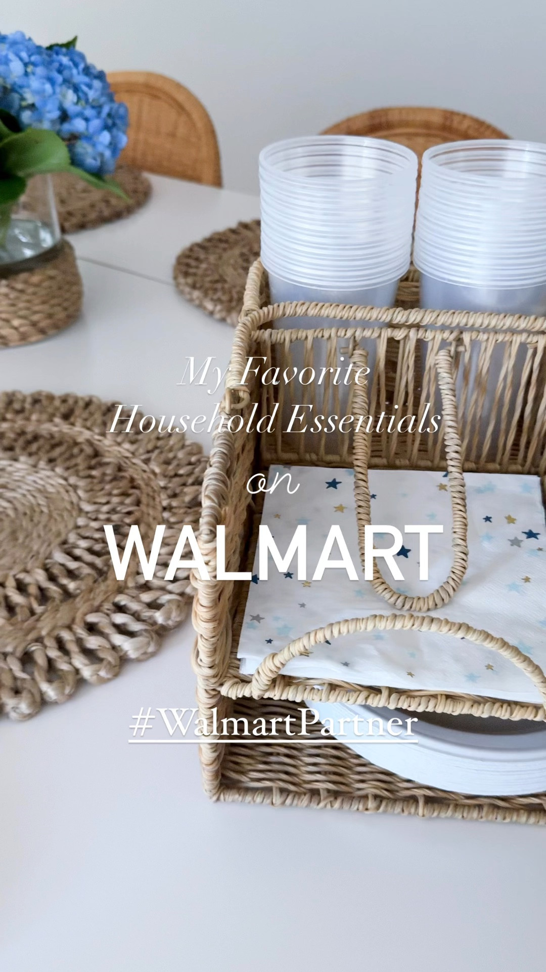 #WalmartPartner  🐚 Shop my favorite household essentials I found on @Walmart. 

The best resin rattan serving caddy for parties, prettiest kitchen towels, beautiful hurricane candle holders, hydrangea colored bath towel set, woven placemats, and the cutest striped beach towel.

#walmart

#LTKHome #LTKStyleTip #LTKFindsUnder50