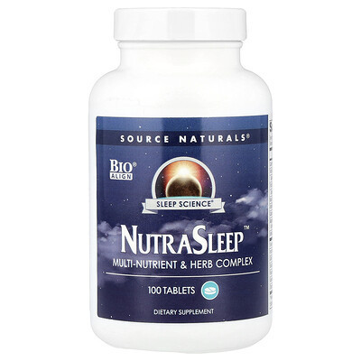 Source Naturals, Sleep Science®, NutraSleep™, 100 Tablets | iHerb