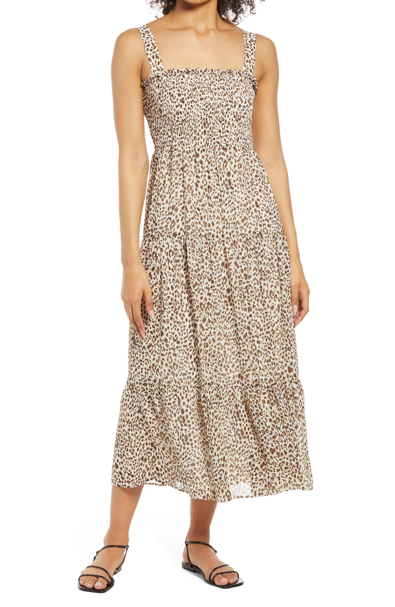 Sam Edelman Animal Print Sundress | Nordstrom | Nordstrom