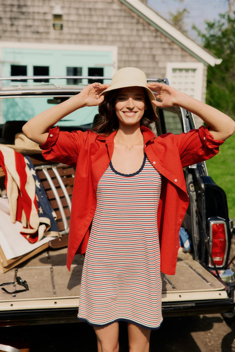 Fairgrounds Stripe Knit Lowe Mini Dress | Tuckernuck (US)