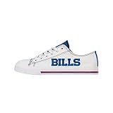 Buffalo Bills NFL Mens Low Top White Canvas Shoes - 11/XL | Amazon (US)
