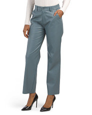 4 Pocket Faux Leather Trousers | Trousers & Wide Leg | T.J.Maxx | TJ Maxx