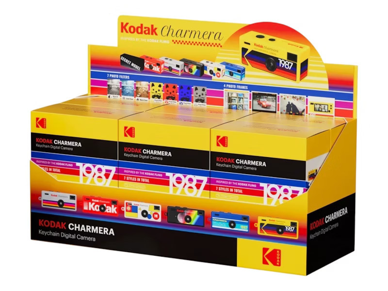 Kodak CHARMERA Digital Camera Keychain Sealed Case (6 Blind Box) | StockX