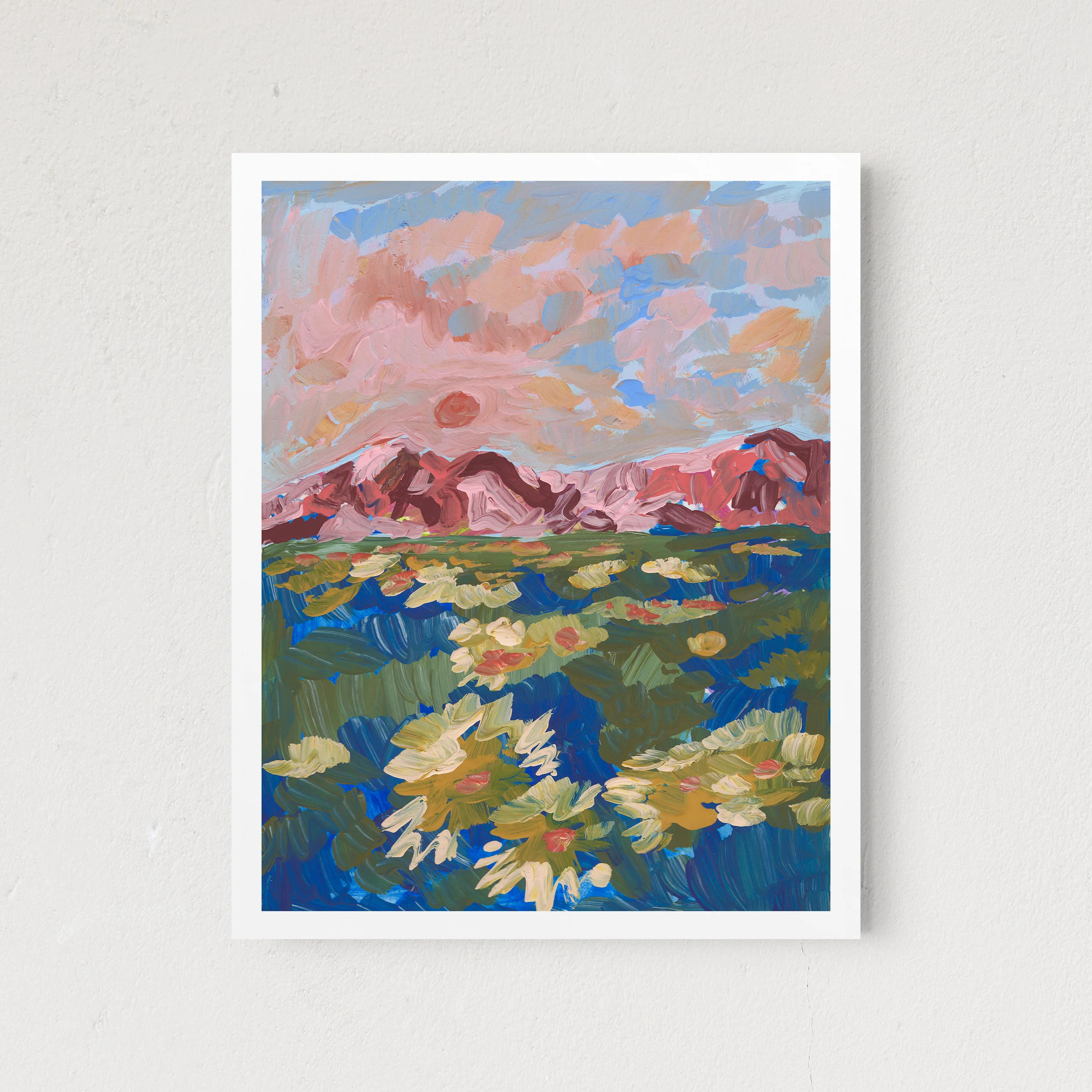 Wildflower Mountain | The Crafted Prints