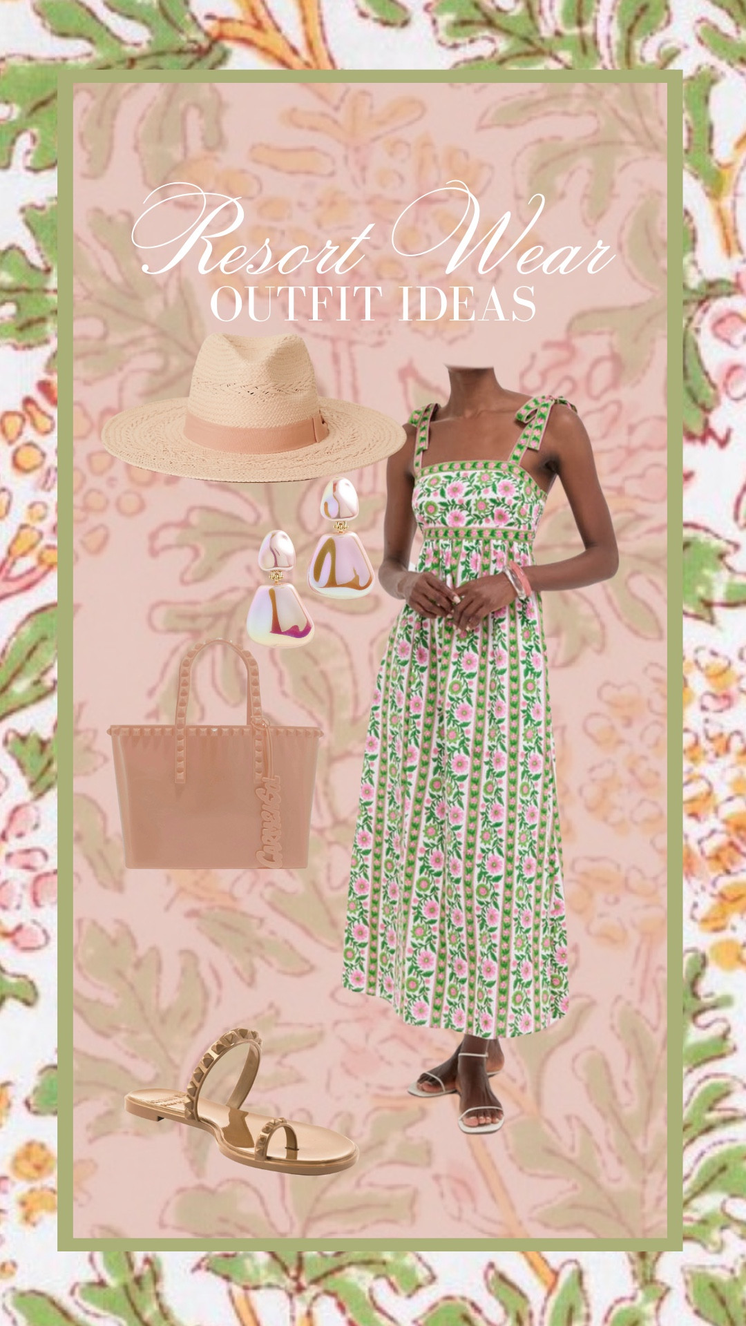 Resort wear outfit idea!

Beach vacation // summer // resort wear
