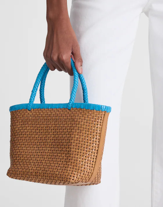 The Signature Woven Mini Tote | Madewell