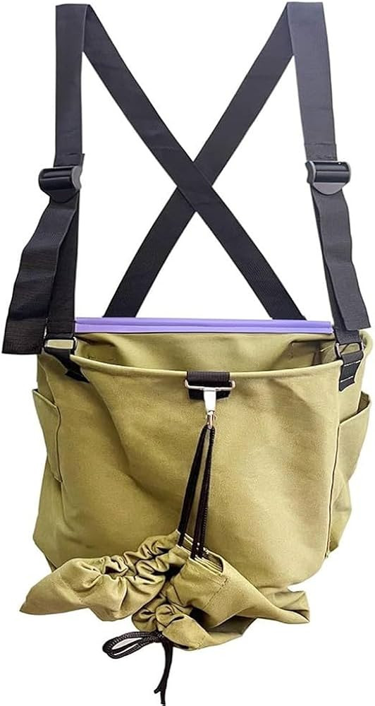 Adjustable Canvas Fruit Picking Bag with Large Capacity, Expandable Bottom & Side Pockets Garden ... | Amazon (US)