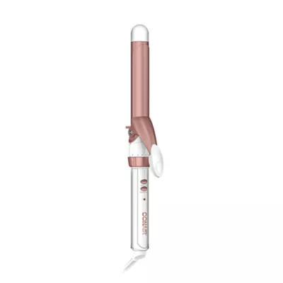 Conair® Double Ceramic™ 1-Inch Curling Iron in White/Gold | Bed Bath & Beyond
