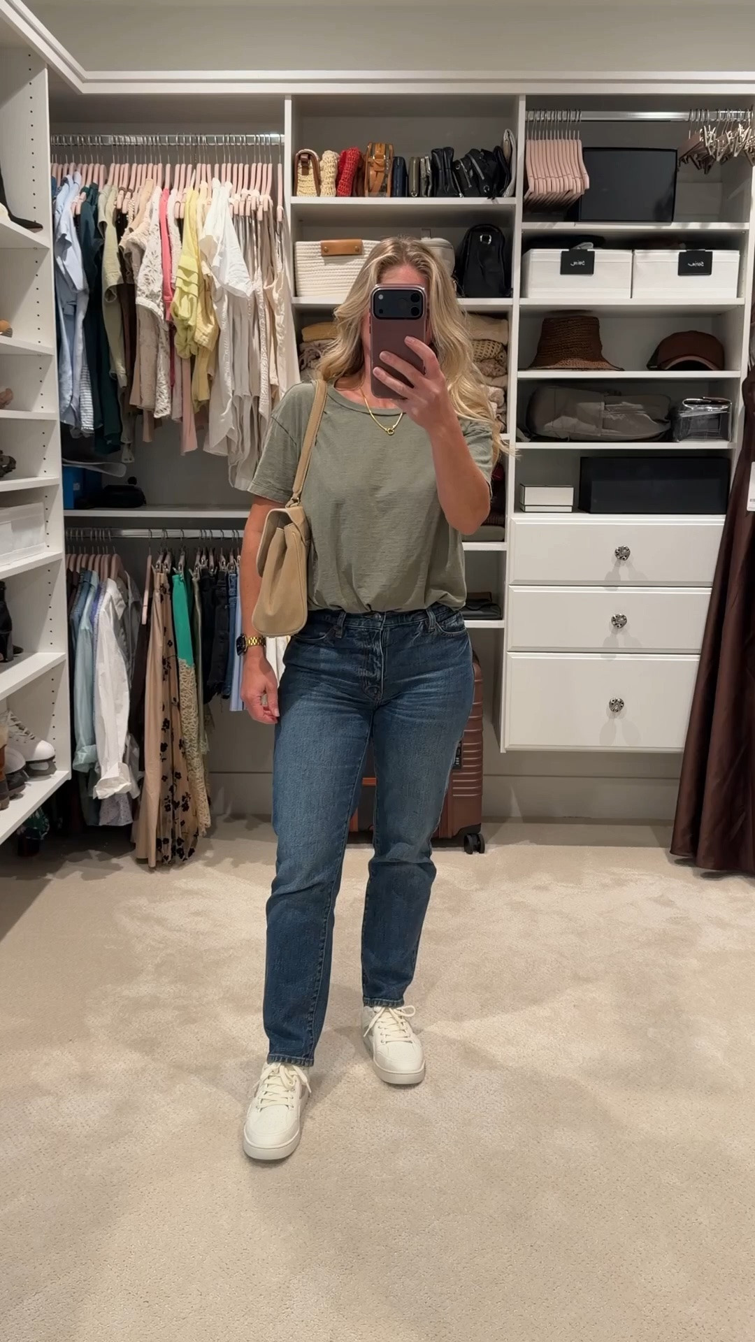The outfits I wear most are usually the simplest. 🤍

A great pair of jeans, a soft tee, clean white sneakers, and a few timeless accessories are all you need to feel put together. These are the pieces I reach for when I want to be comfortable without sacrificing style.

I’ve linked everything—from my favorite FRAME jeans to the sneakers, bag, and jewelry—so you can recreate the look or find a similar option if something is sold out.

Sometimes the best outfit is the one you don’t have to overthink.

#LTKootd #LTKPetite #LTKdayinmylife
