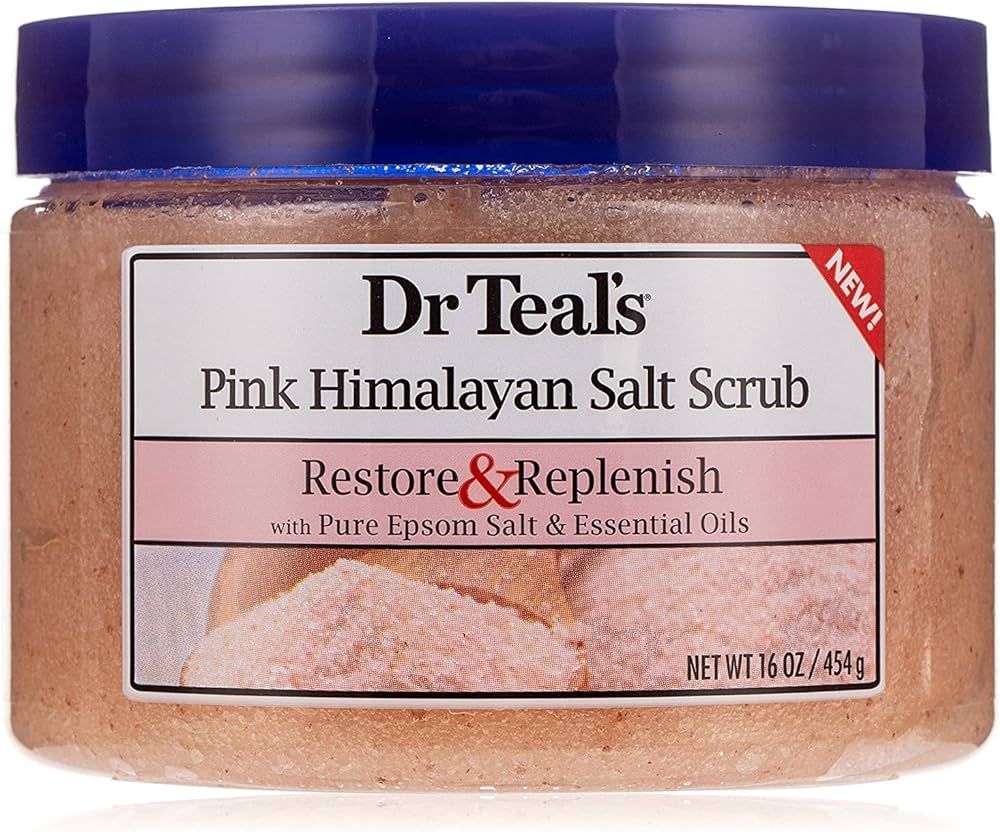 Dr. Teal's Salt Scrub Pink Himalayan Restore 16 Ounce Jar (Pack of 2) | Amazon (US)