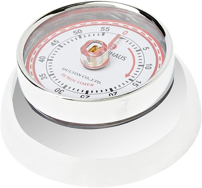 Zassenhaus Retro Collection 'Speed' - Kitchen Timer with Magnet - Times up to 55 Minutes - Stainl... | Amazon (US)
