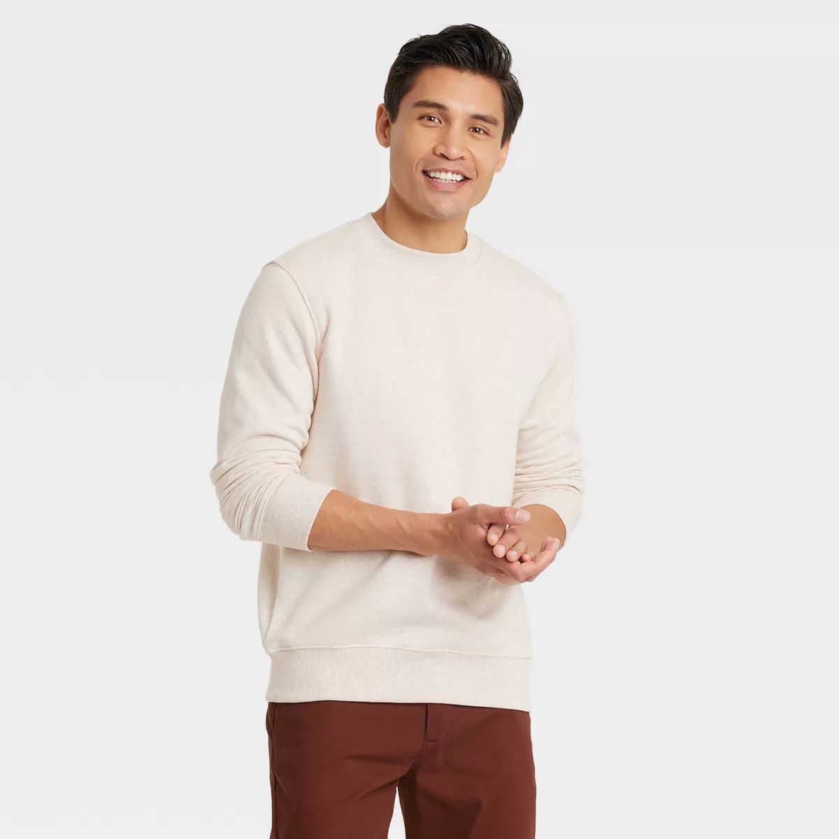 Men's Regular Fit Crewneck Pullover Sweatshirt - Goodfellow & Co™ | Target