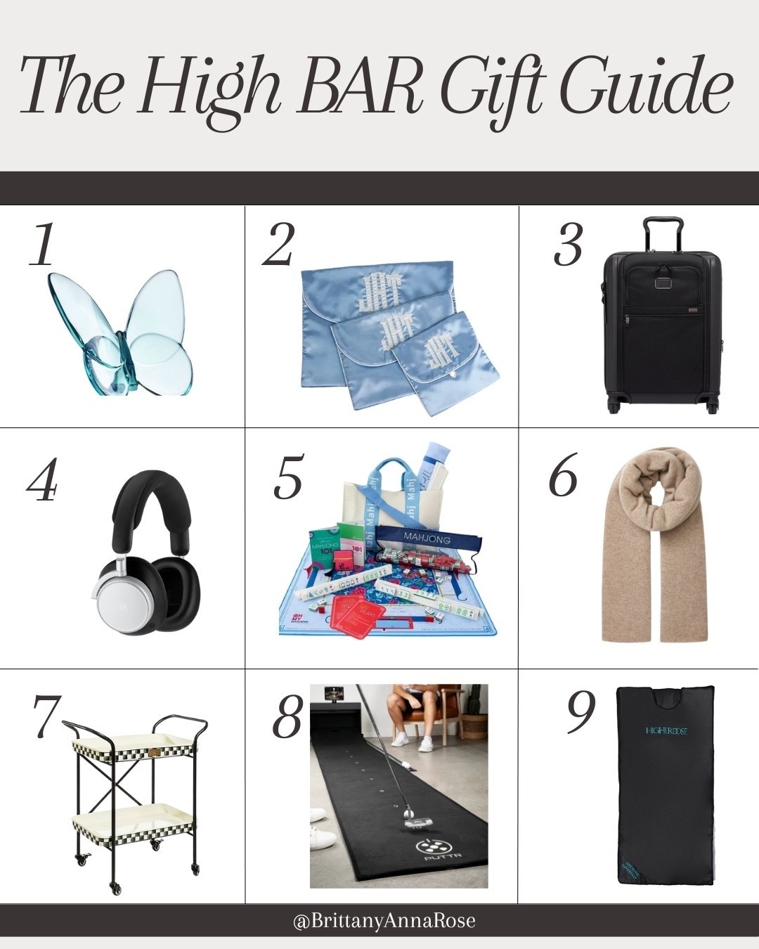 The High BAR Gift Guide 

#LTKGiftGuide #LTKHoliday