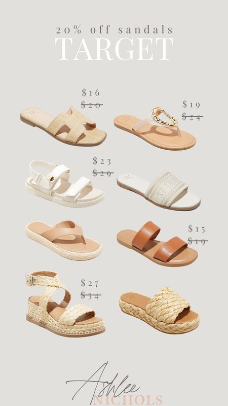 Target is having 20% off their sandals! I’m loving these for the summer! Included my pair that I love and goes with all my outfits!

Target, Target sandals, Target on sale, sandals, summer style, thong sandals, summer sandals 

#LTKfindsunder100 #LTKfindsunder50 #LTKsalealert