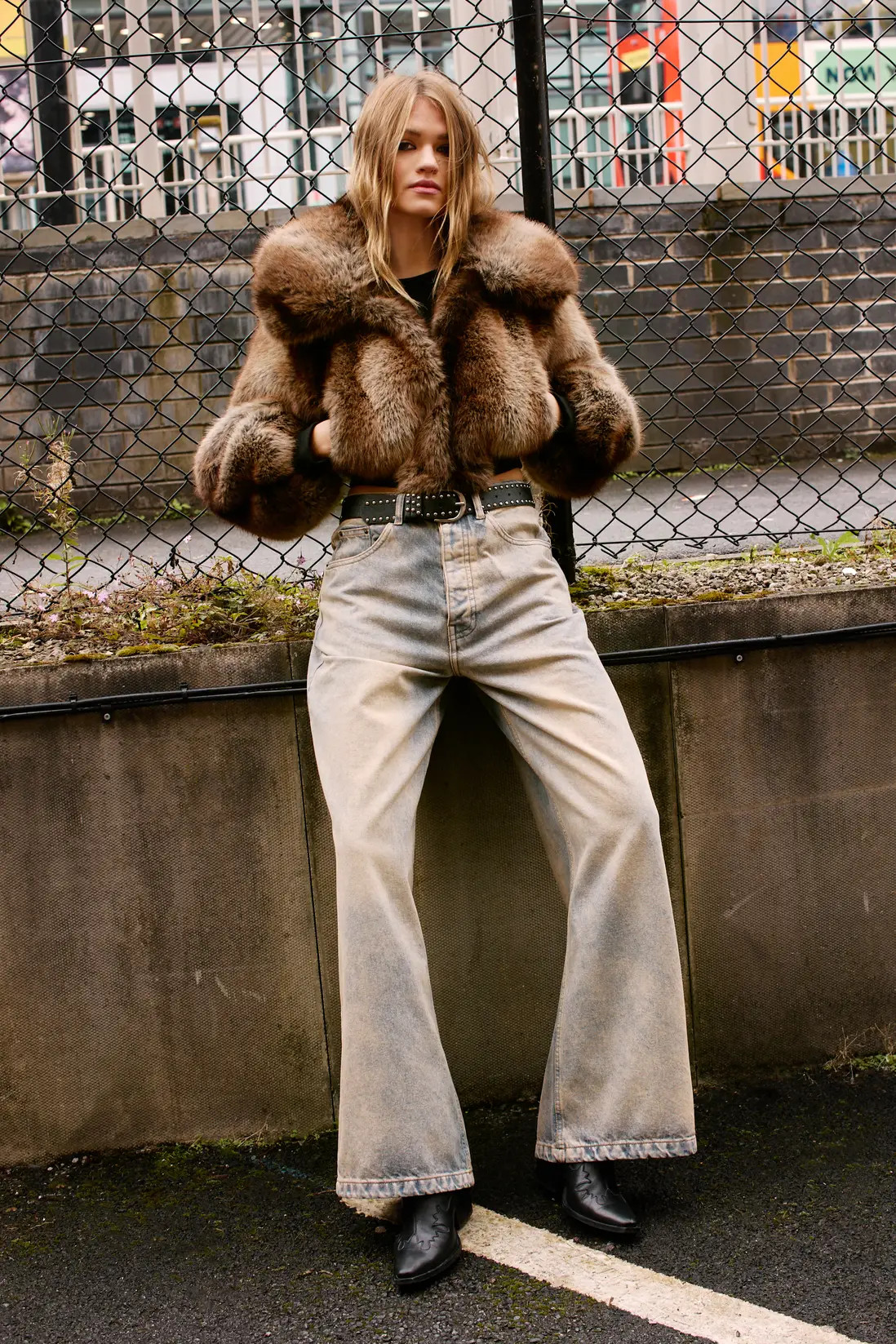 Premium Tipped Natural Faux Fur Bomber Coat | Nasty Gal US