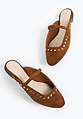 SuperCush Studded Flat Mule | Maurices