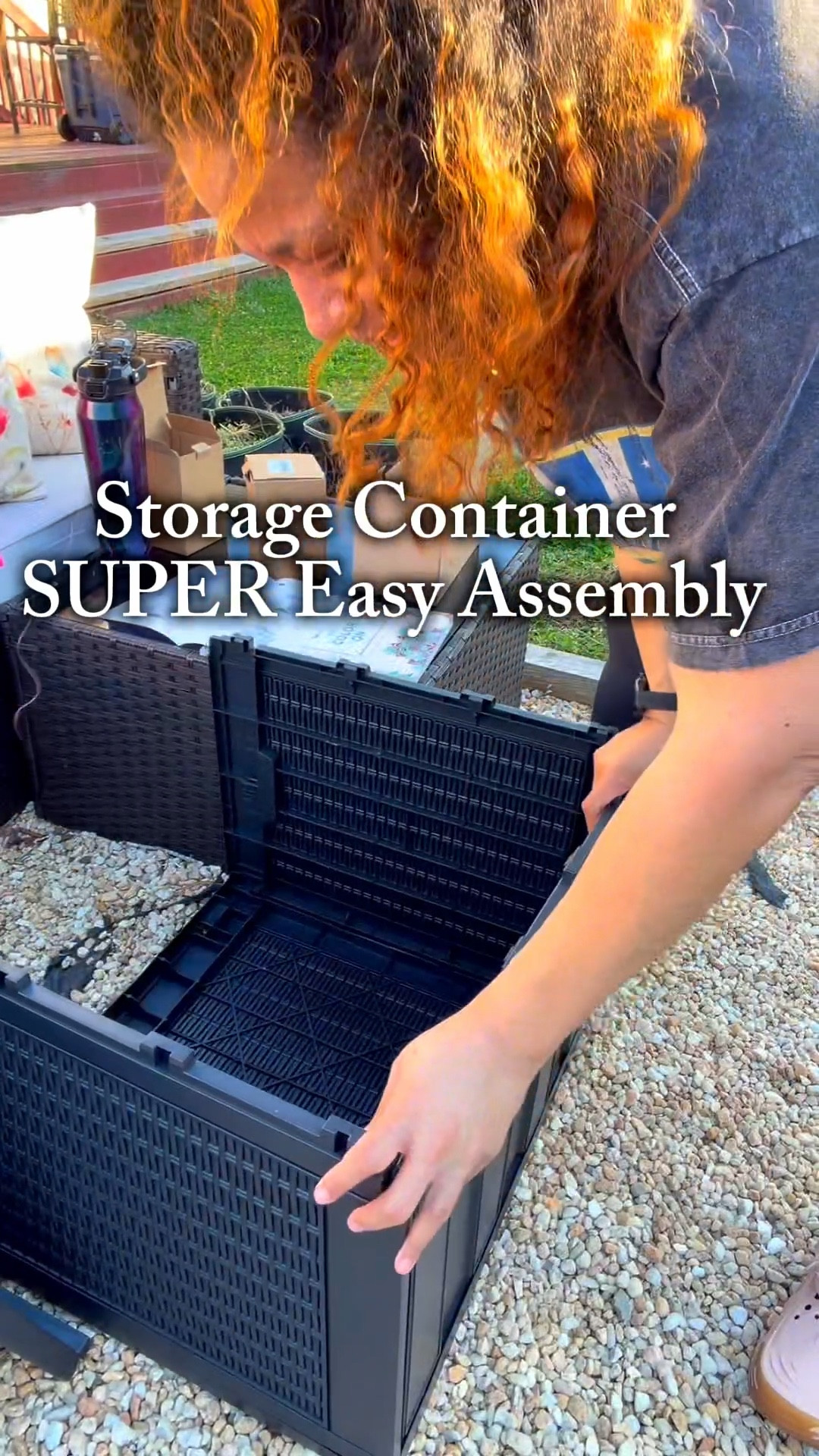 If I can put it together in less than 10mins anyone can!!! Super easy and perfect for outdoor storage!!! 

#LTKmomlife #LTKOver40 #LTKHome
