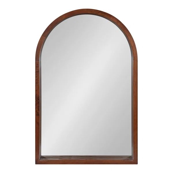 Skyeler Modern Wood Arched Accent Mirror | Wayfair Professional