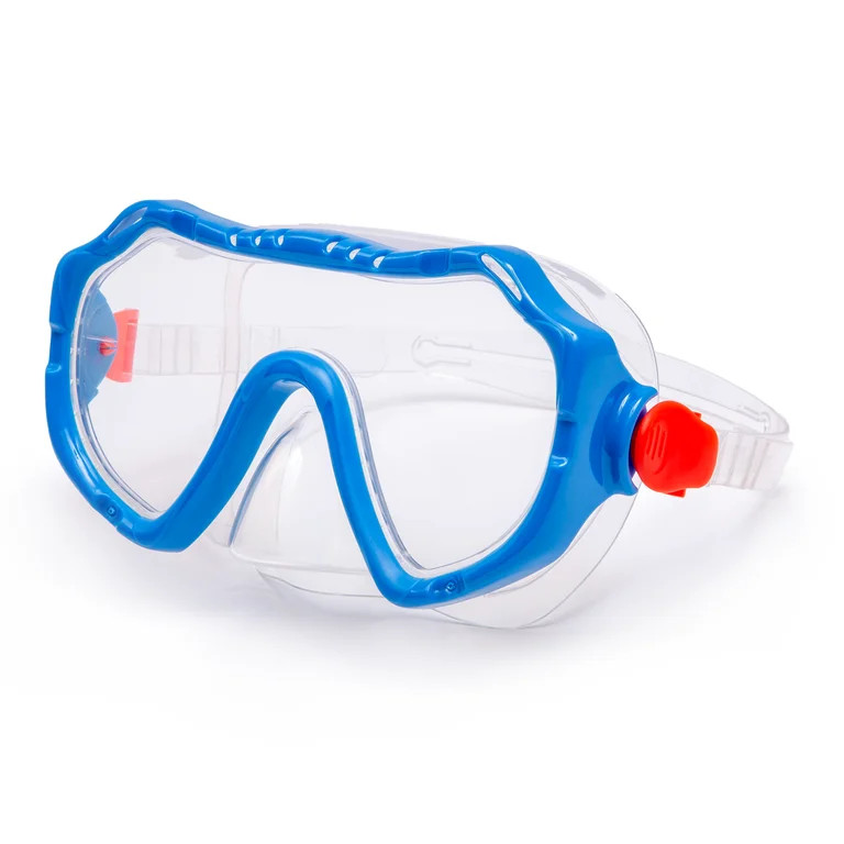 Aqua Dolfino Youth Latex Free Swim Mask Goggle for Children 6+, Blue | Walmart (US)