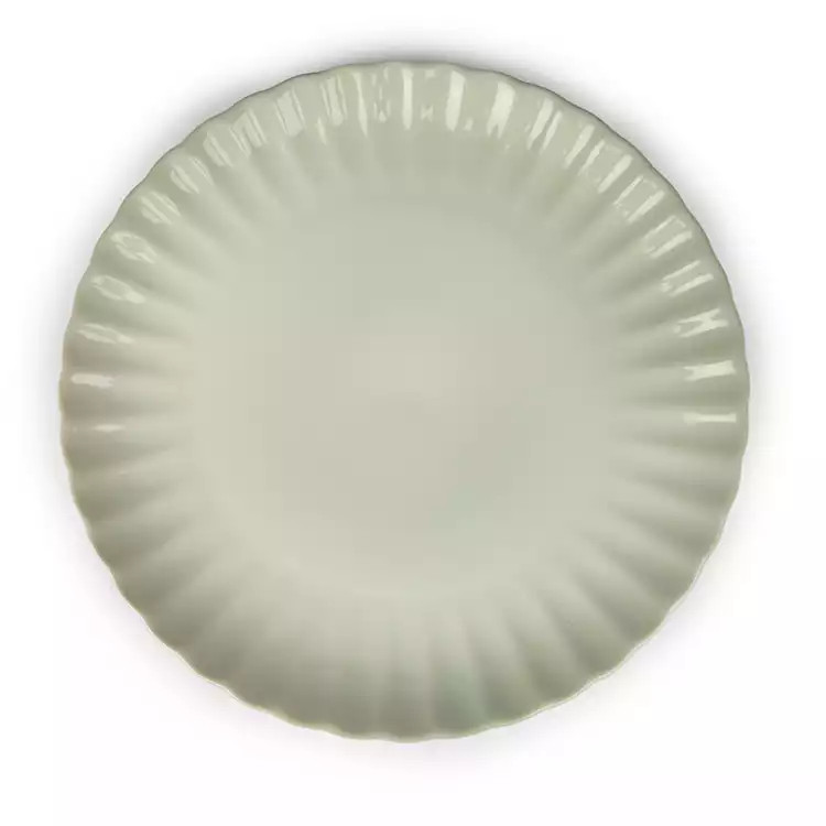 Sage Petal Ceramic Dinner Plate | Kirklands