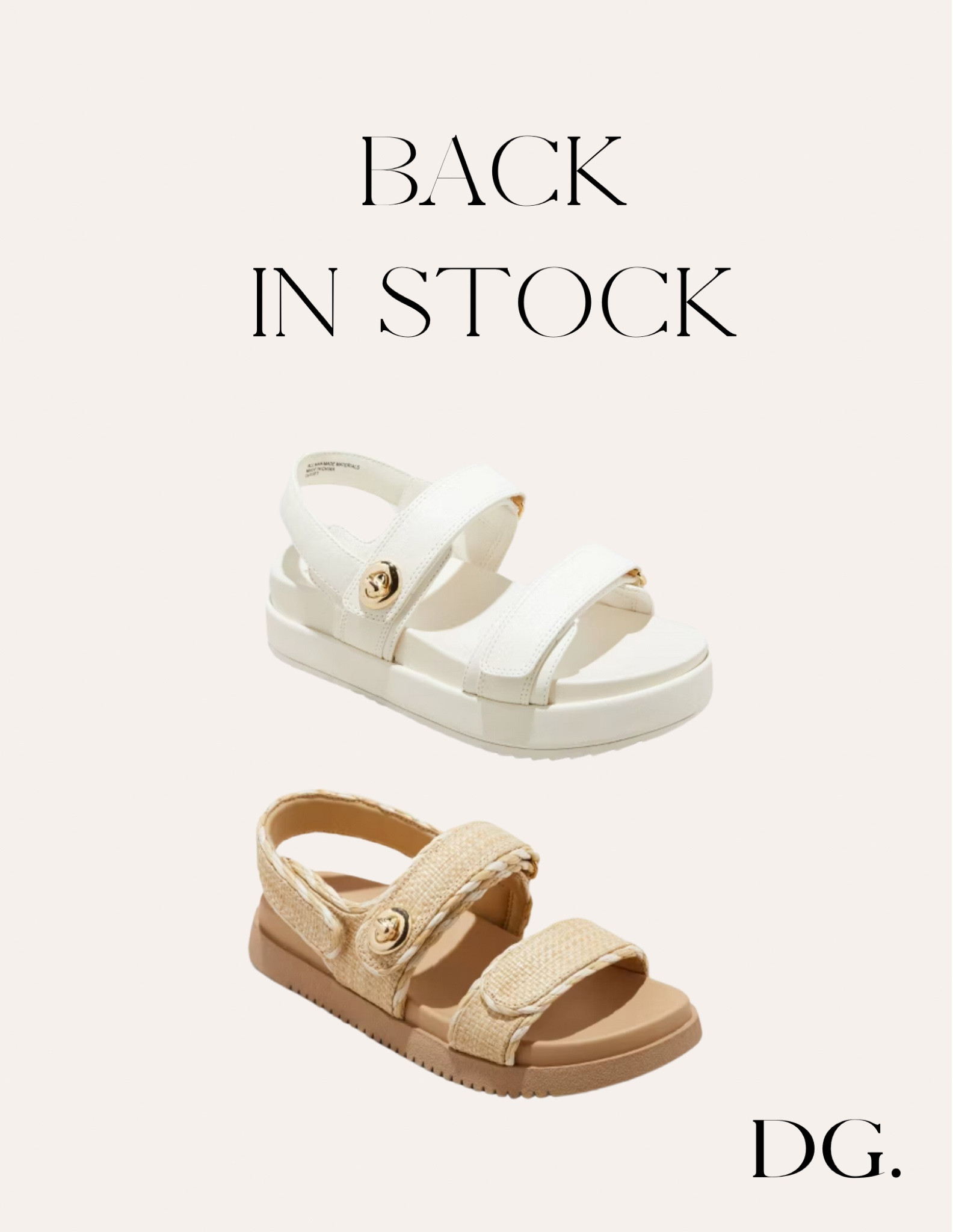 The sold out sandals are back!!! Grab em while you can!

Sandals , resort wear , spring styles , Target finds 

#LTKShoeCrush #LTKFindsUnder50 #LTKSeasonal