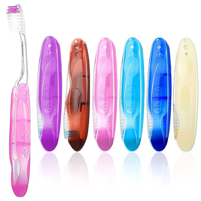 Travel Toothbrushes Folding Travel Toothbrush Foldable Toothbrush Fold Travel Toothbrush Potable ... | Amazon (US)