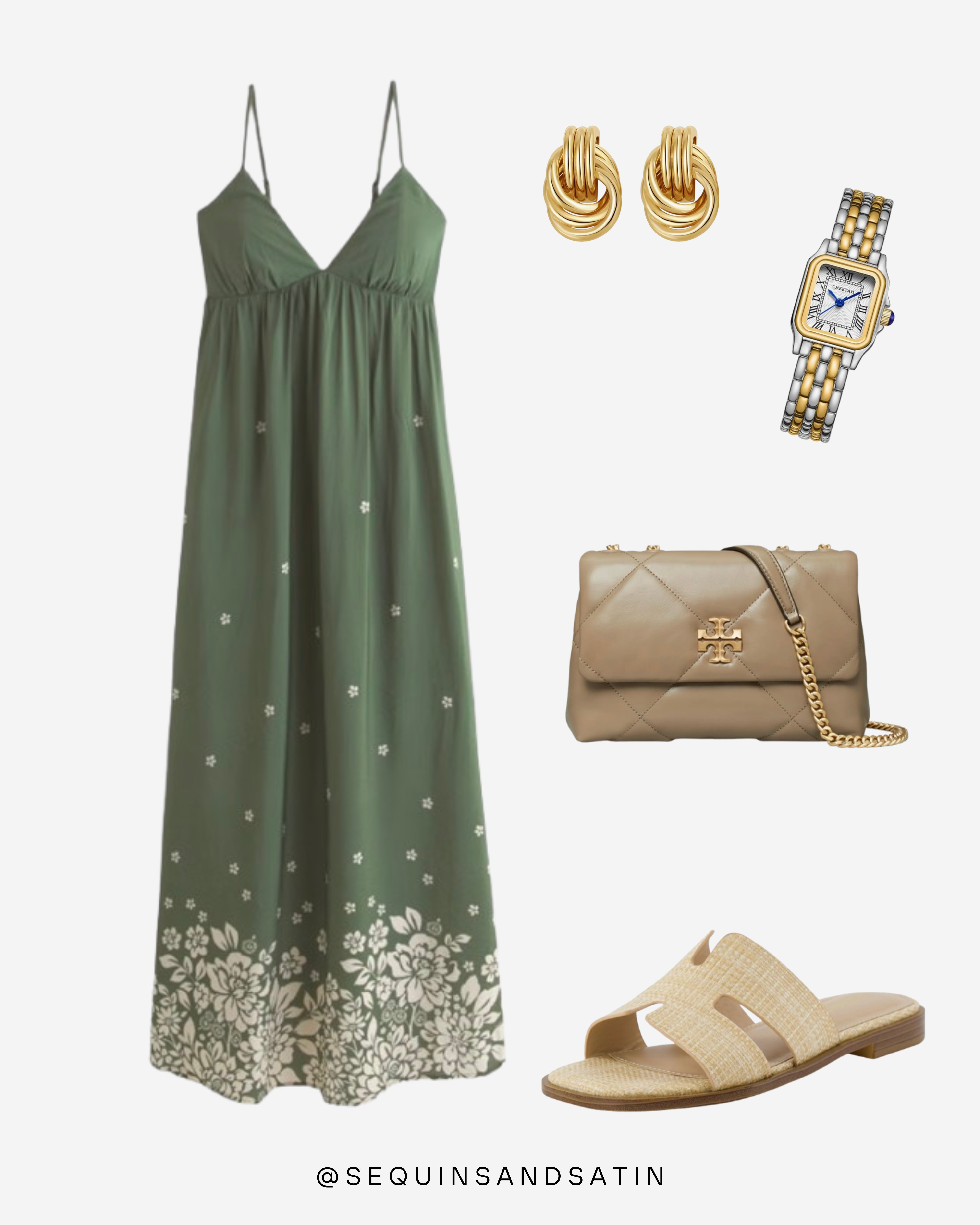 Pretty summer outfit inspo!

olive green maxi dress Abercrombie / summer maxi dress outfits / summer to fall transition outfits / summer to fall transition dress / chic summer dress / trendy gold earrings Amazon / trendy gold and silver watch Amazon / Tory Burch purse / Hermes Oran sandals dupes Amazon / Hermes dupes amazon / designer dupes amazon / affordable luxury style / designer look for less / elevated summer style / casual chic summer outfit / resort wear outfit idea / vacation dinner outfit / summer date night outfit / summer to fall transition date night outfit / timeless summer fashion / Abercrombie summer style / Amazon summer accessories / Pinterest summer fashion / that girl style / that girl aesthetic / it girl style / it girl aesthetic / capsule wardrobe outfits / LTK summer fashion #maxidress #summerdress #amazonearrings #amazonwatch #toryburch #hermesdupes #affordableluxury #summerstyle #resortwear #vacationoutfit #datenightoutfit #ltkfashion #pinterestfashion #elevatedstyle 

 #LTKSeasonal #LTKFindsUnder100 #LTKShoeCrush