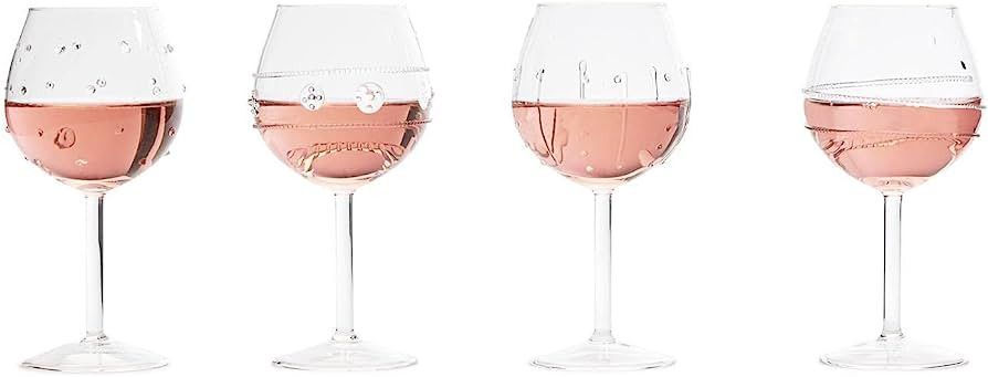 Two's Company Verre Wine Glasses Asst 4 Designs | Amazon (US)