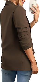 KIRUNDO Womens Blazer 2025 Spring Fall Bussiness Casual Long Sleeve Open Front Work Office Dressy... | Amazon (US)
