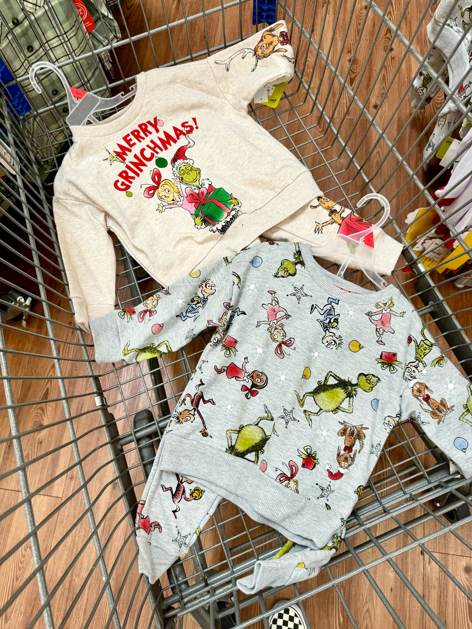 Ahhh the cutest toddler Christmas sweatshirt sets!! My daughter is really into the Grinch this year 

#LTKHoliday #LTKkids #LTKfamily