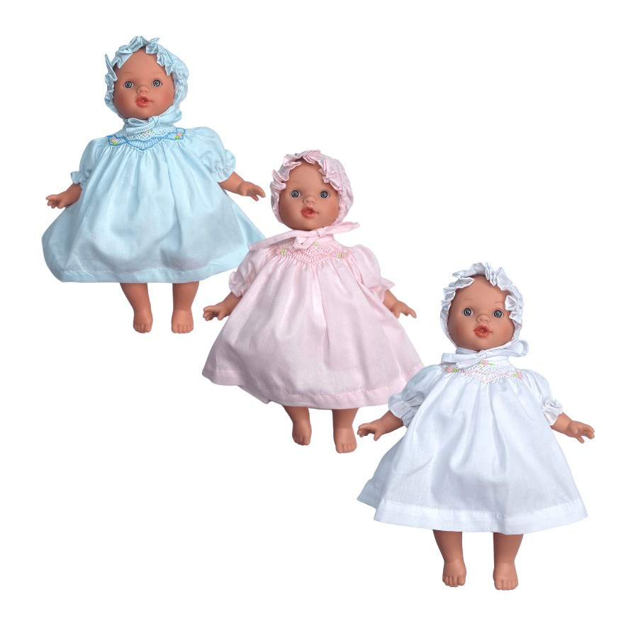 10" blue eyed abby doll with dress and bonnet | Ellifox