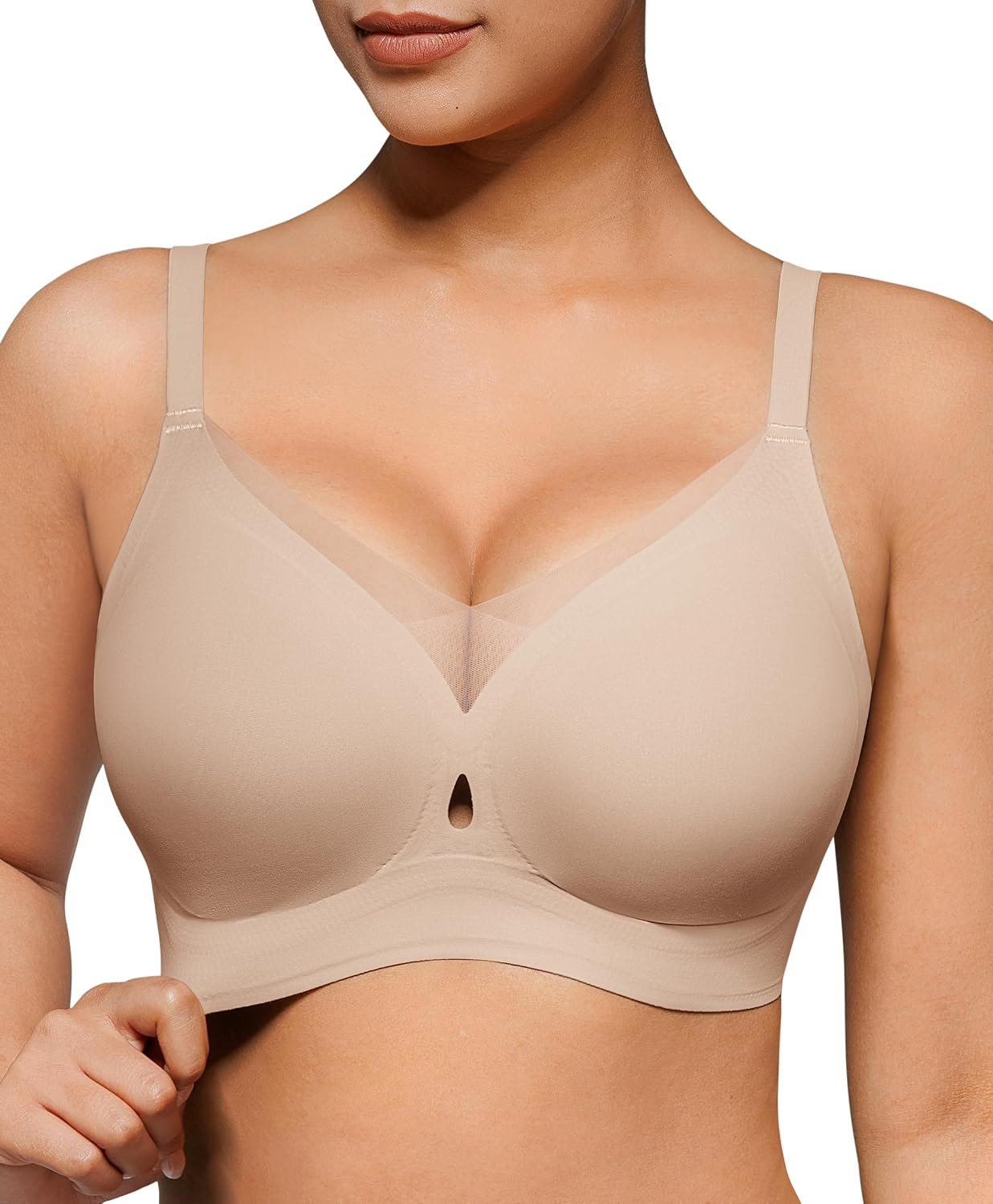 Popilush Wireless Push Up Bra Comfortable Supportive Everyday Bras | Amazon (US)
