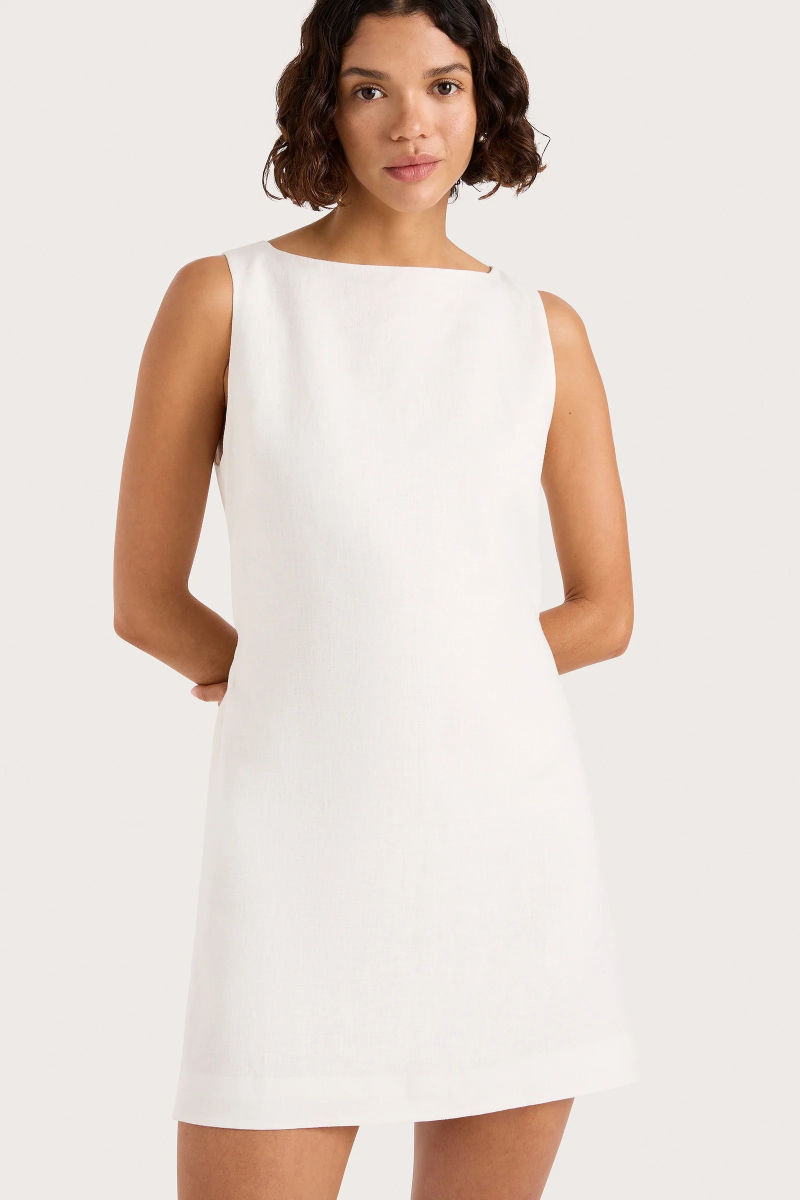 Kelly Mini Dress White | Faithfull (AU)