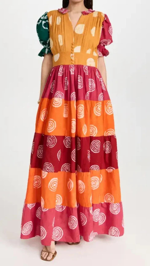 Adunni Dress - Colorful | Elisamama