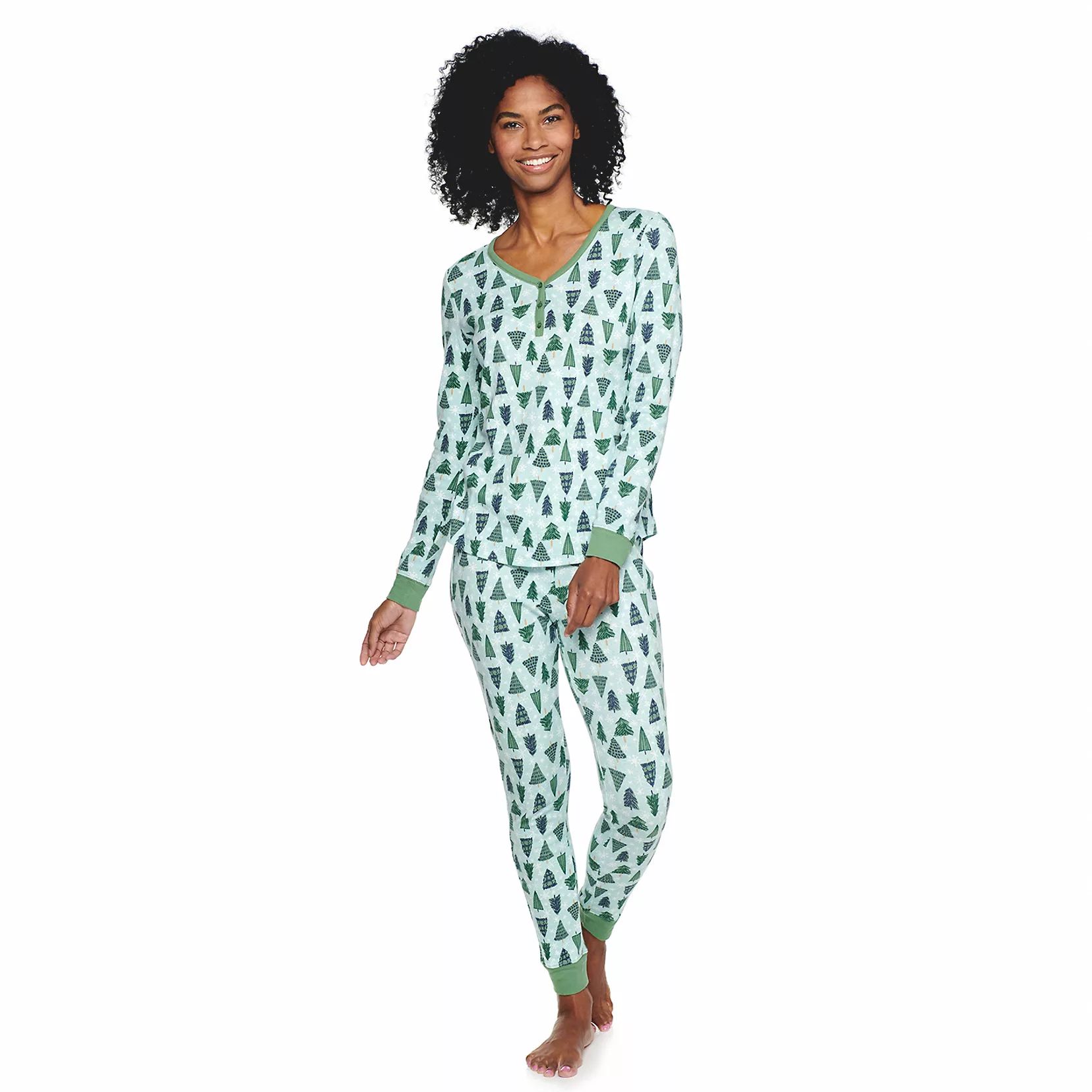 Women's LC Lauren Conrad Jammies For Your Families® Warmest Wishes Pajama Set | Kohl's