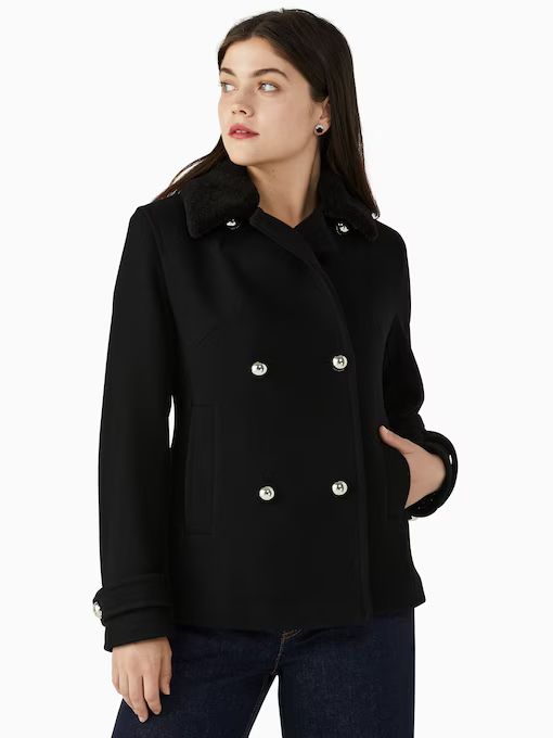 Wool Peacoat | Kate Spade Outlet