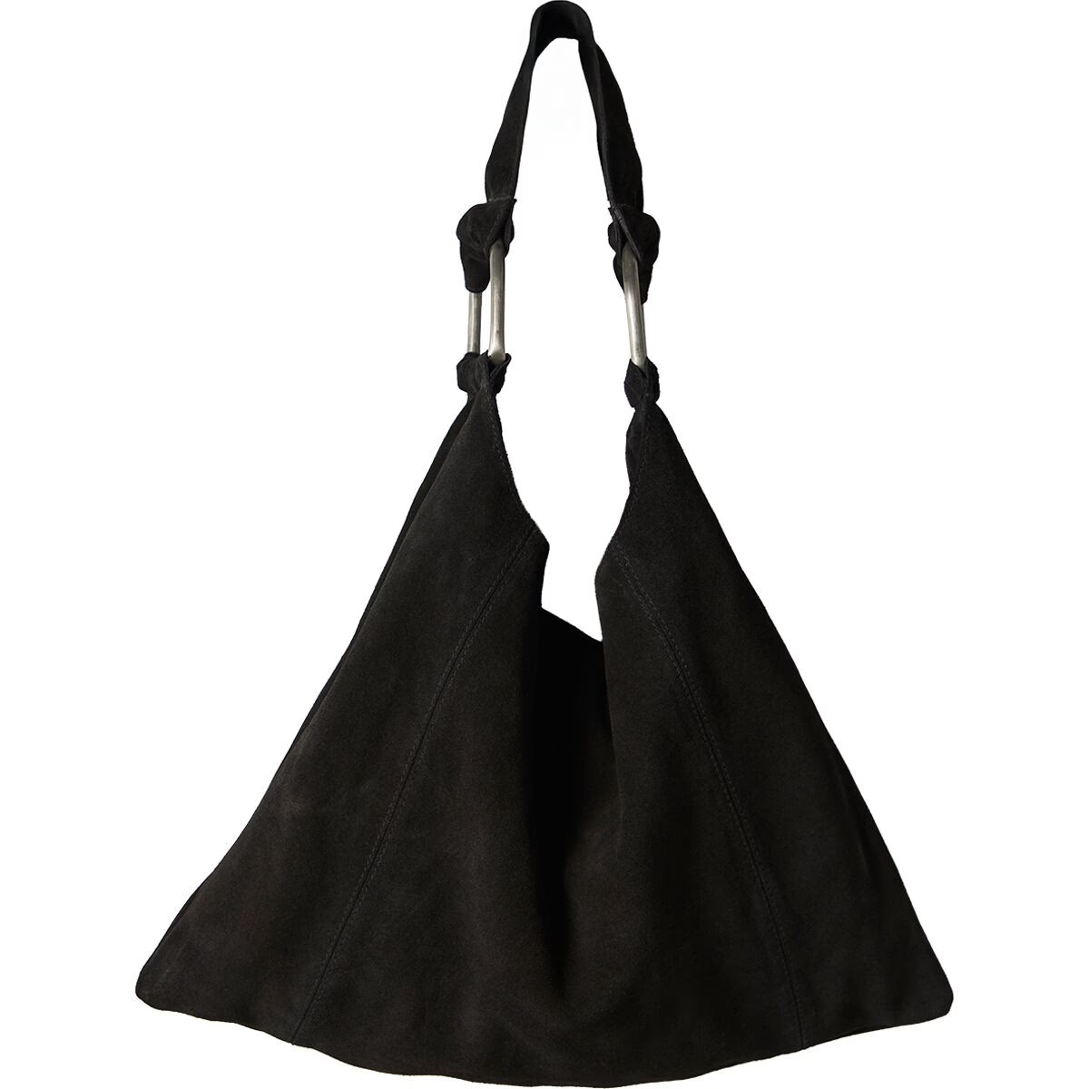 Free People Bobbi Slouch Suede Tote - Women's Black, One Size | Backcountry