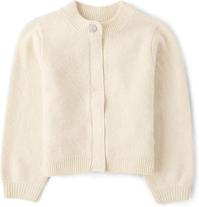 The Children's Place Girls Long Sleeve Knit Button Front Cardigan | Amazon (US)