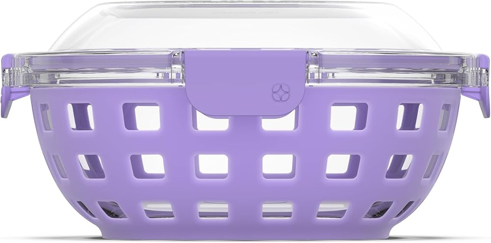 Ello Duraglass Meal Prep Lunch Bowl Container, 5 cup- Glass Food Storage Container with Silicone ... | Amazon (US)