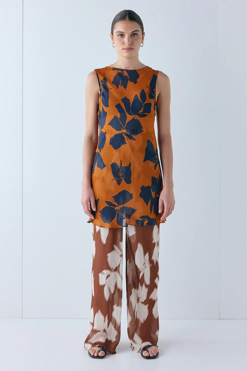 Lillian Sheer Mini Dress Lia | VRG Grl