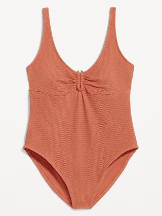 Crochet One-Piece Swimsuit | Old Navy (US)
