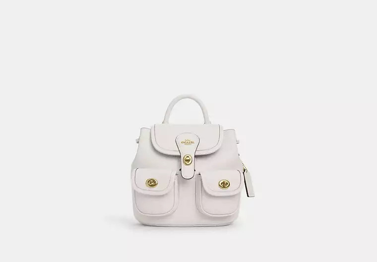 Coach Outlet Hadley Backpack - White, Size: Medium | Coach Outlet US