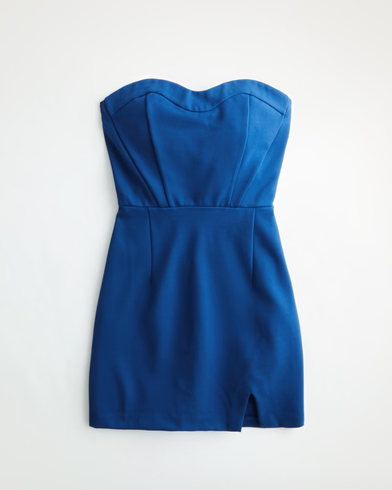 Women's Strapless Corset Seam Bodycon Dress | Women's Dresses & Rompers | HollisterCo.com | Hollister (US)