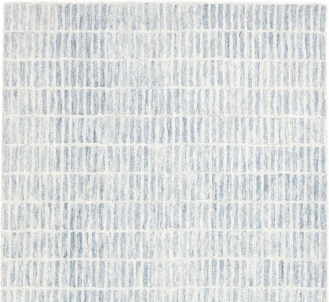 100% Authentic Capitola Tufted Handmade Woolen Area Rug Bedroom Decor Office Rug (Blue, 5 x 8 Fee... | Amazon (US)