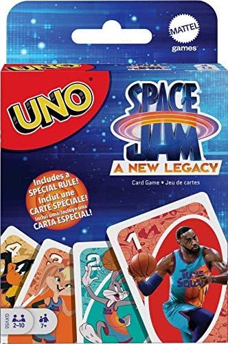 UNO Space Jam: A New Legacy Themed Card Game Featuring 112 Cards with Movie Graphics, Kid, Movie & S | Amazon (US)