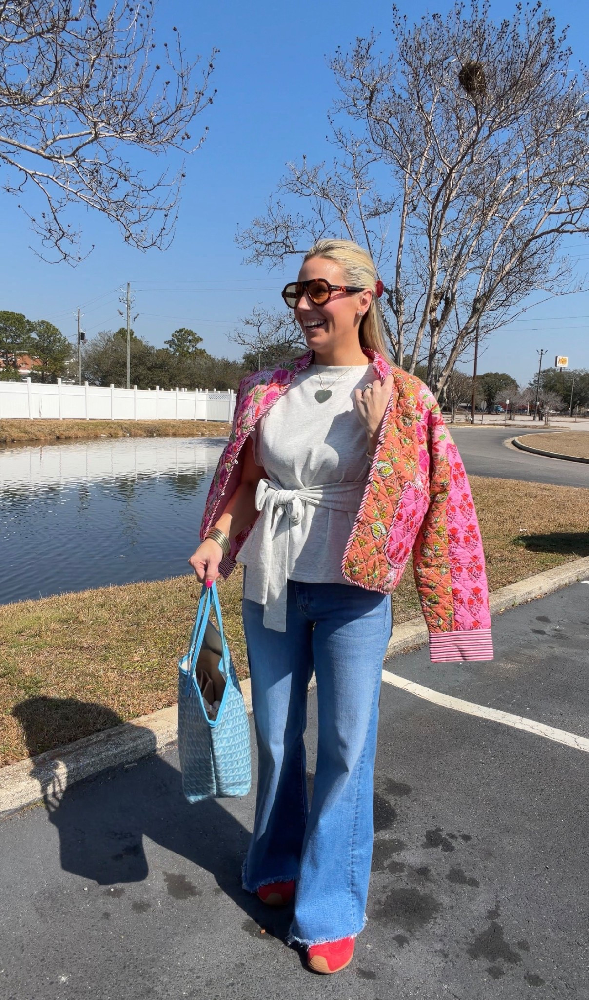 Friday ootd 
Jacket/ Avara size small and currently 40% off
Top-size small 
Jeans- size 26 
Necklace is monogram Mary small size 

#LTKPetite #LTKootd